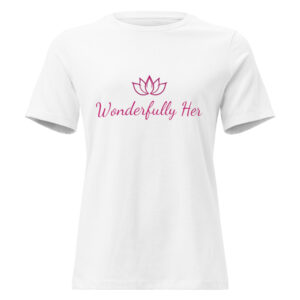 Wonderfully Her Women's Relaxed T-Shirt - White